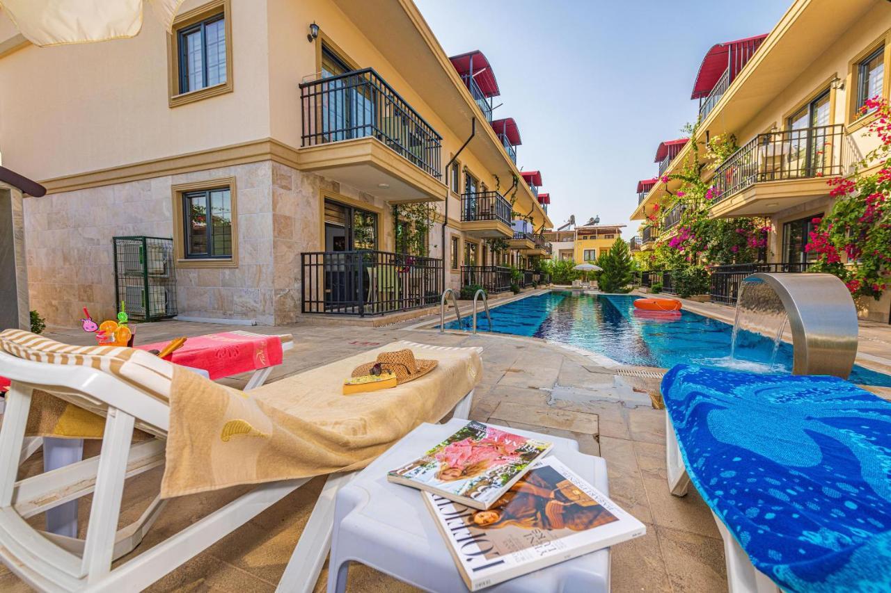 Yasam Park Apart Hotel - Fethiye Calis Beach Exterior foto