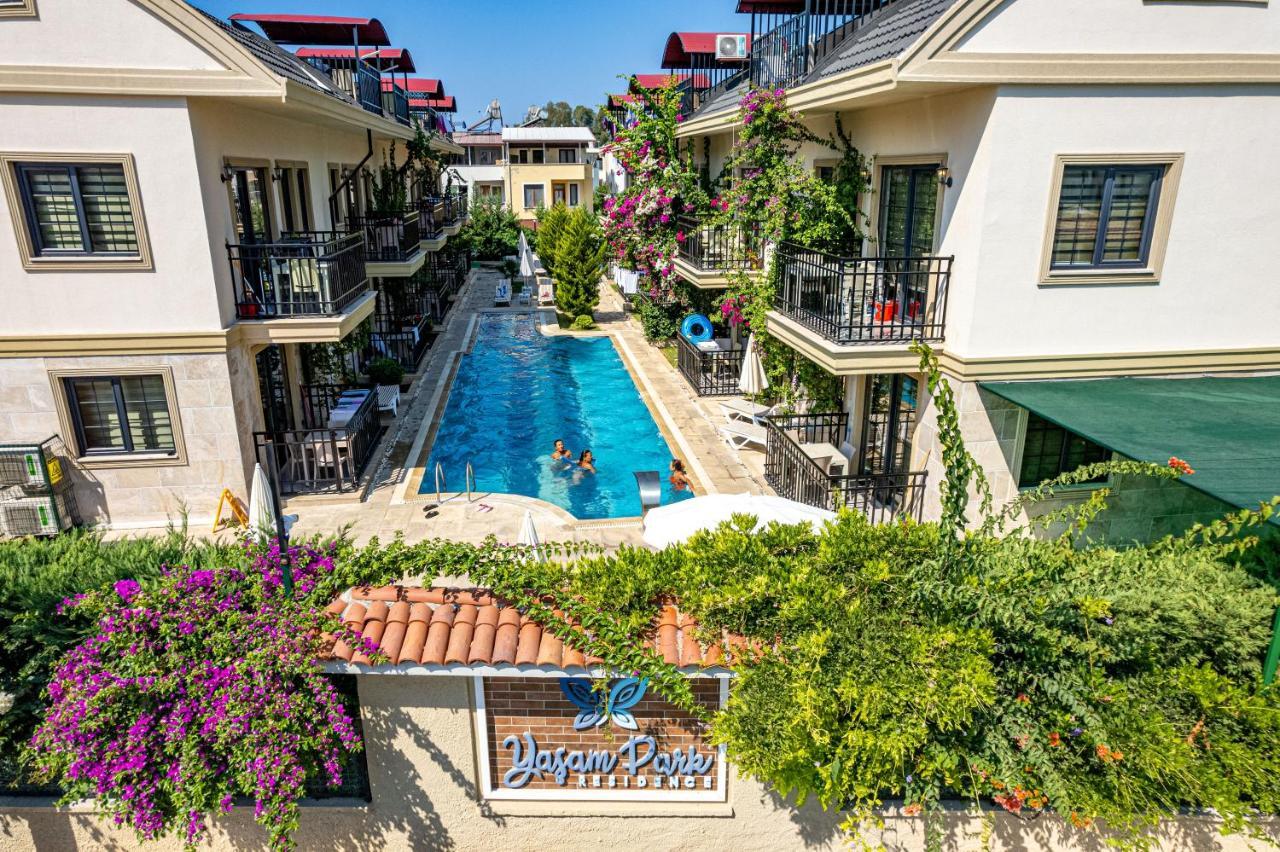 Yasam Park Apart Hotel - Fethiye Calis Beach Exterior foto