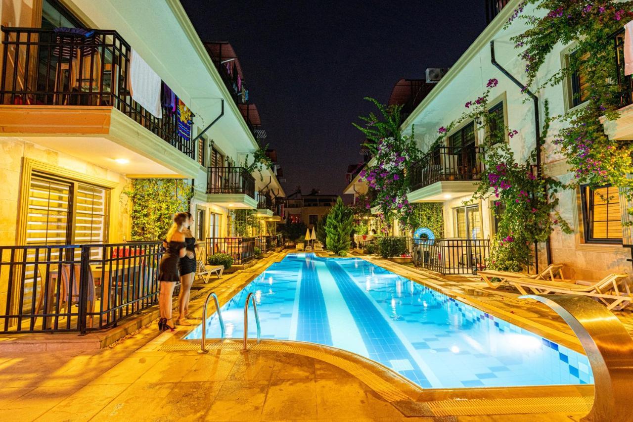 Yasam Park Apart Hotel - Fethiye Calis Beach Exterior foto