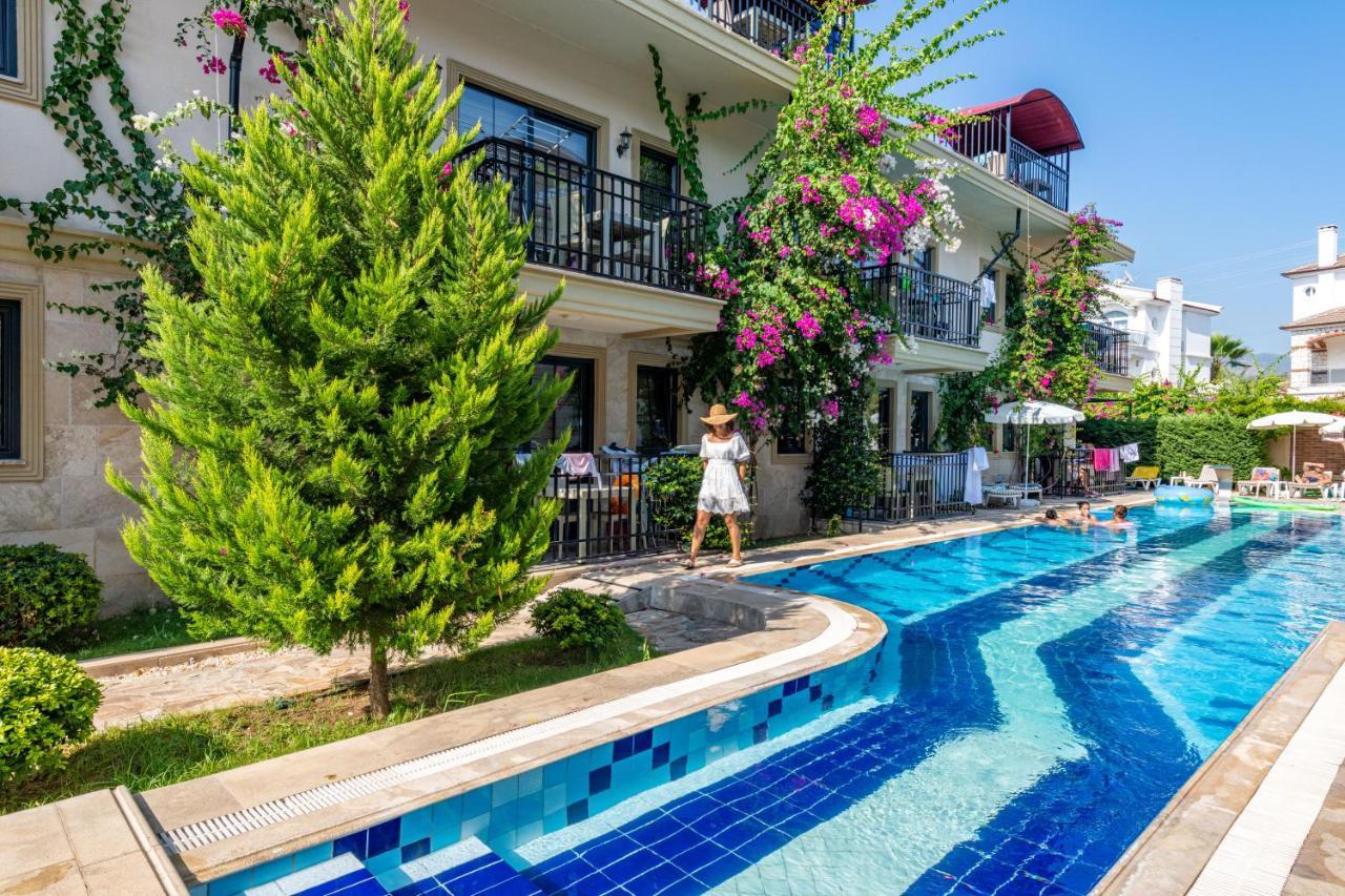 Yasam Park Apart Hotel - Fethiye Calis Beach Exterior foto